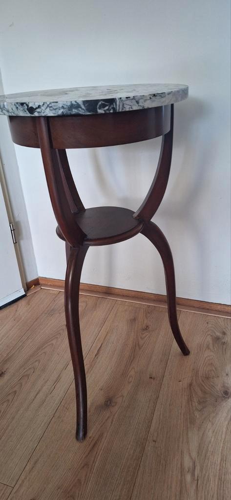 Mooi antiek (Planten) tafel met marmeren blad, Antiek en Kunst, Antiek | Meubels | Tafels, Ophalen