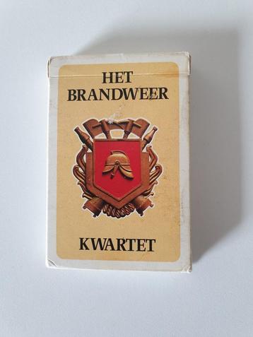 Vintage - Kwartetspel - Het Brandweer Kwartet - Hartog beschikbaar voor biedingen