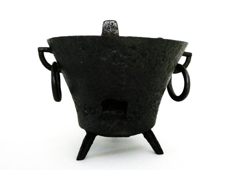 Antieke houtskoolpot komfoor kacheltje, Antiek en Kunst, Curiosa en Brocante, Ophalen of Verzenden