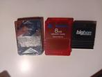 3 PS2 Memory Cards – Niet gewist, Ophalen of Verzenden, Gebruikt, Zonder controller