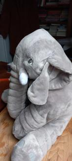 Grote grijze olifant kop/kont 65 cm jungle, Ophalen, Gebruikt, Olifant