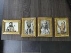 Indianenprentjes in lijst, Gebruikt, Ophalen of Verzenden, Voor 1940, Prent
