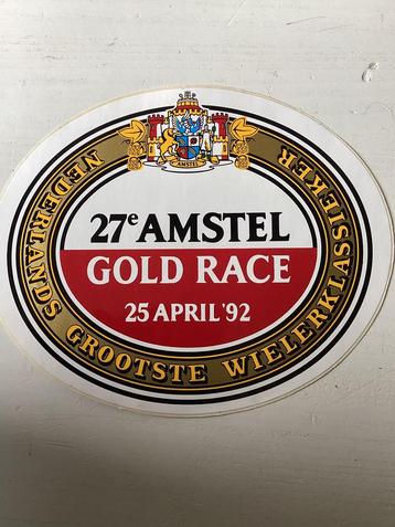 Sticker 27e Amstel Gold Race 1992 beschikbaar voor biedingen