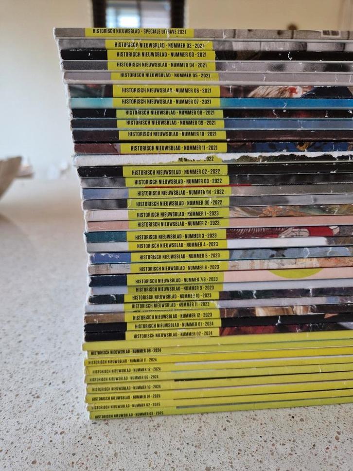 38 stuks Historisch Nieuwsblad, Boeken, Tijdschriften en Kranten, Zo goed als nieuw, Wetenschap en Natuur, Ophalen of Verzenden