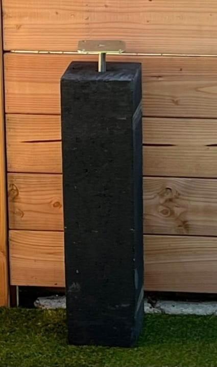 Betonpoeren verschillende afmetingen, Tuin en Terras, Bloembakken en Plantenbakken, Zo goed als nieuw, Hout, Rond, Ophalen of Verzenden