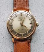 Pontiac Memomatic Prize Winner Zwitsers herenhorloge 1960's, Overige merken, Verzenden, Polshorloge, Leer