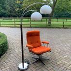 Dijkstra dubbele boog mushroom vloerlamp jaren 1970, Huis en Inrichting, Lampen | Vloerlampen, Ophalen, Kunststof, 150 tot 200 cm