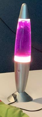 Lavalamp Paars, Verzenden, Zo goed als nieuw, Metaal, Minder dan 50 cm