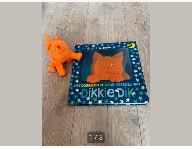 Dikkie Dik Voorleesboek met Knuffel en DvD, Boeken, Kinderboeken | Baby's en Peuters, Zo goed als nieuw, Ophalen of Verzenden