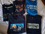 5 jongens t-shirts Jack & Jones & WE 158-164, Ophalen of Verzenden, Gebruikt, Maat 164