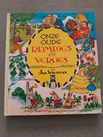 Onze Oude Rijmpjes en Versjes - Jan Wiegman, Boeken, Ophalen of Verzenden, Gelezen, Jan Wiegman