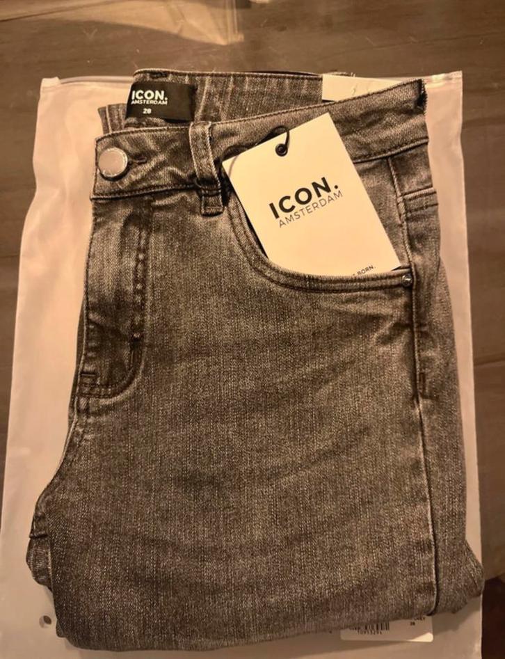 The jackson jeans, maat 28; icon amsterdam!, Kleding | Heren, Spijkerbroeken en Jeans, Zo goed als nieuw, W32 (confectie 46) of kleiner
