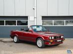 BMW 3-serie E30 Cabrio 320i | Roestvrij | Leer | Sport int, Auto's, BMW, Achterwielaandrijving, Gebruikt, Zwart, 4 stoelen