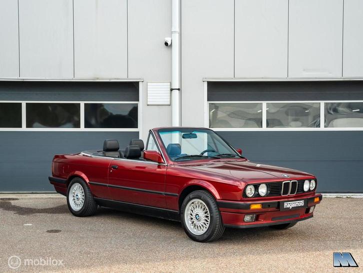 BMW 3-serie E30 Cabrio 320i | Roestvrij | Leer | Sport int, Auto's, BMW, Bedrijf, Te koop, 3-Serie, ABS, Centrale vergrendeling