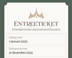 Efteling entree geldig in 2025, Tickets en Kaartjes, Eén persoon, Ticket of Toegangskaart