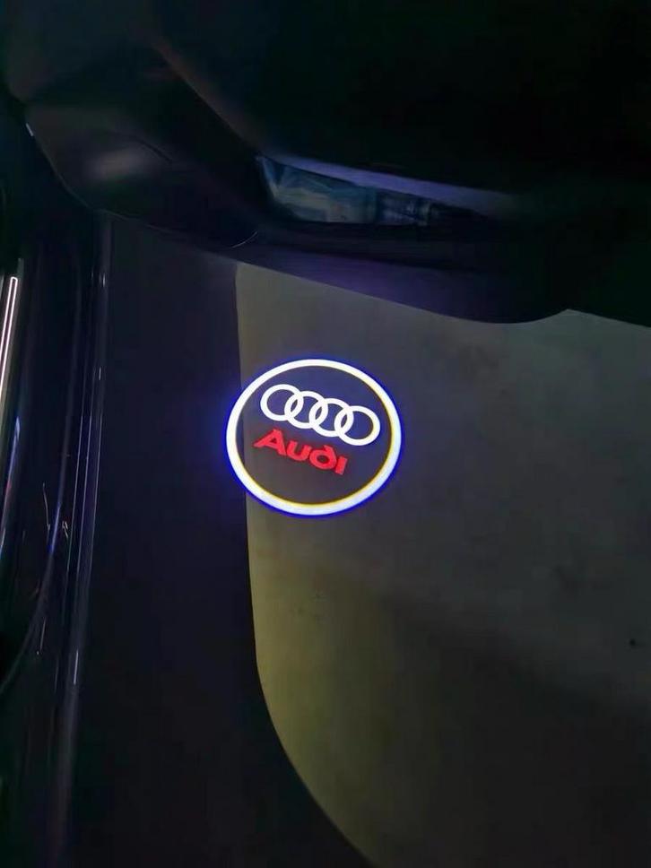 Audi Logo Deurlichten / Instapverlichting, Auto diversen, Tuning en Styling, Ophalen of Verzenden