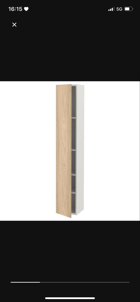 IKEA Enhet Hoge Badkamerkast met Pootjes, Huis en Inrichting, Badkamer | Badkamermeubels, Gebruikt, (Half)hoge kast, 150 tot 200 cm
