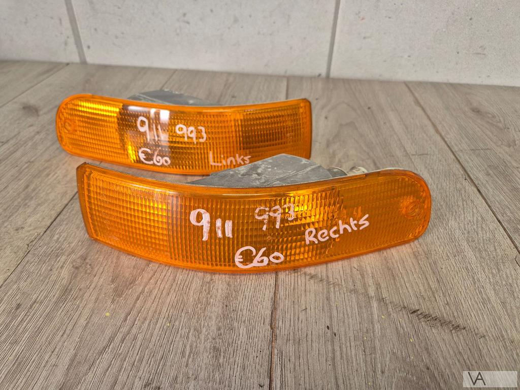 Porsche 911 993 knipperlicht links en rechts kleur ORANJE, Gebruikt, -, -, Porsche