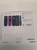 NOKIA 105 dual sim (black), Telecommunicatie, Mobiele telefoons | Nokia, Nieuw, Fysiek toetsenbord, Geen camera, Overige modellen