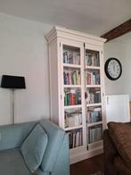 Boekenkast / buffetkast landelijk riviera maison style, Ophalen, 100 tot 150 cm, 200 cm of meer, Zo goed als nieuw
