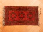Ouder kleed / tapijt oosters / perzisch rood en zwart 37x64, Rood, Minder dan 50 cm, Gebruikt, Rechthoekig