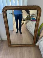 Stijlvolle Frans antieke spiegel voor op antieke schouw, Ophalen, Rechthoekig, 50 tot 100 cm, 100 tot 150 cm