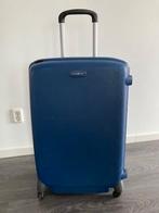 Samsonite reiskoffer kleur blauw, Gebruikt, Hard kunststof, 45 tot 55 cm, 70 cm of meer
