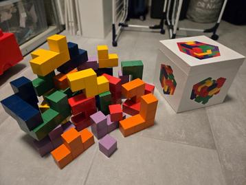 manitublokken, groot houten speelgoed tetris beschikbaar voor biedingen