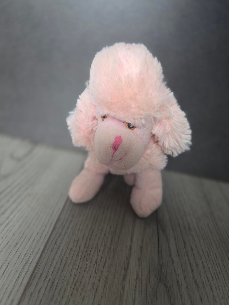 Schattige roze poedel knuffel, Ophalen of Verzenden, Zo goed als nieuw, Hond