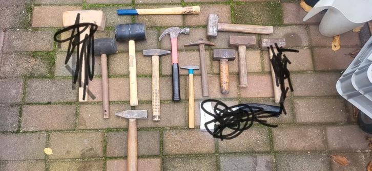 Diverse hamer, Doe-het-zelf en Verbouw, Gereedschap | Handgereedschap, Gebruikt, Ophalen of Verzenden