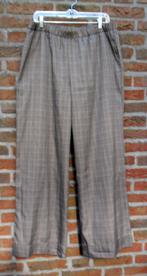 Nieuwe hema broek fijne ruit. Met elastiek in de taille L, Overige kleuren, Maat 42/44 (L), Nieuw, Ophalen of Verzenden