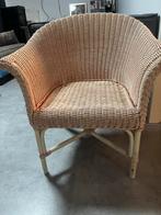 Vintage Rieten Stoel - Roze/Crème, Ophalen