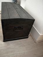 Houten Kist met Stripboek Bekleding, Huis en Inrichting, Woonaccessoires | Kisten, Ophalen, Minder dan 50 cm, Gebruikt, 50 tot 100 cm