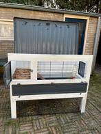 FERPLAST Konijnenhok Grand Lodge 120 grijs, Dieren en Toebehoren, Knaagdieren en Konijnen | Hokken en Kooien, Ophalen, 90 cm of meer