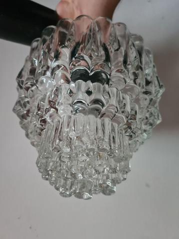Glashutte retro design vintage hanglamp  spage age lamp.  beschikbaar voor biedingen