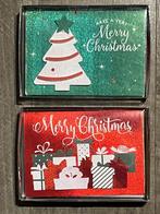 2 x 5 luxe kerstkaarten (met enveloppen), Diversen, Ophalen of Verzenden, Nieuw