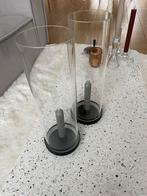 2x H&M Home Kandelaar, Ophalen, 25 tot 50 cm, Zwart, Zo goed als nieuw