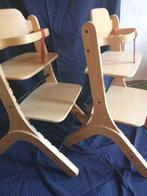 (2x) Dapper Meegroeistoel ~ type Tripp Trapp van NL merk, Ophalen of Verzenden, Gebruikt, Stoel(en)