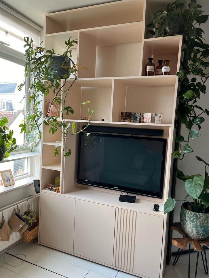 Houten TV Meubel - Tylko style, Huis en Inrichting, Kasten | Televisiemeubels, Zo goed als nieuw, 200 cm of meer, 150 tot 200 cm