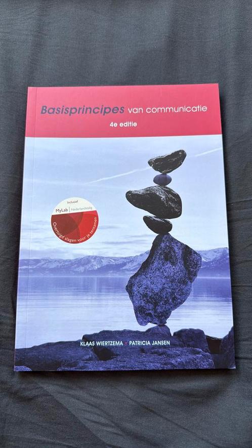 Patricia Jansen - Basisprincipes van communicatie, Boeken, Schoolboeken, Zo goed als nieuw, Nederlands, Overige niveaus, Ophalen of Verzenden