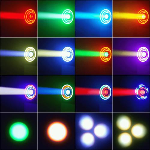 DJLicht 40W RGBW 4 in 1 Led Par met 3 kleurenringen COB, Geluidgestuurd, ., Nieuw, Ophalen of Verzenden