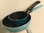 mini pot + pan 16 cm, Ophalen, Keramische plaat, Zo goed als nieuw, Rvs