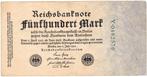 Duitsland - Reichsbankbiljet van 500 Mark - 1922, Ophalen of Verzenden, Duitsland, Los biljet