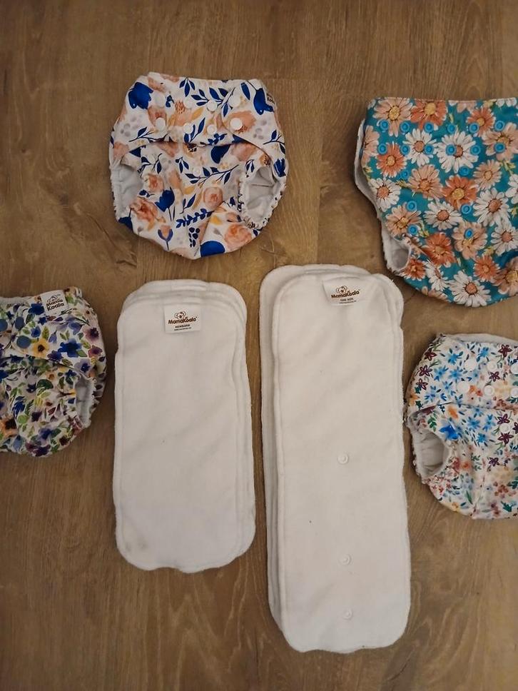 4 Mama koala wasbare luiers, Kinderen en Baby's, Babykleding | Overige, Zo goed als nieuw, Jongetje of Meisje, Ophalen of Verzenden