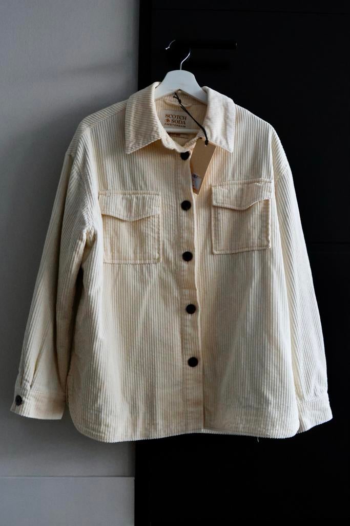 Scotch & Soda corduroy jasje, Kleding | Dames, Jasjes, Kostuums en Pakken, Maat 38/40 (M), Beige, Nieuw, Scotch & Soda
