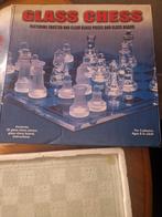 Glazen Schaakspel, Hobby en Vrije tijd, Gezelschapsspellen | Bordspellen, Een of twee spelers, Ophalen of Verzenden, Zo goed als nieuw