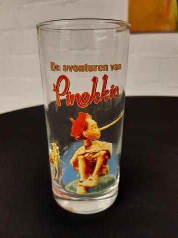 Drinkglas met afbeelding van 'De avonturen van Pinokkio'