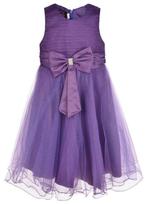 KCL LONDON paars Bruidsmeisjesjurk met parels & strik -7/8 j, Kinderen en Baby's, Kinderkleding | Maat 128, Ophalen, Meisje, Jurk of Rok