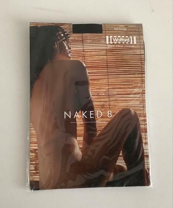 WOLFORD panty NUDE zwart 8 denier maat MEDIUM. Nieuw beschikbaar voor biedingen