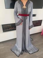 Marokaanse jurk takshita met riem en broche, Kleding | Dames, Ophalen of Verzenden, Gedragen, Blauw, Overige typen